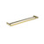 Norico Esperia Stainless Steel Double Towel Rail in Brushed Yellow Gold, 600mm Bathroom Accessory for Modern Australian Homes