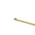 Norico Cavallo 800mm square single towel rail in brushed yellow gold finish for modern Australian bathrooms.