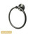 Norico Pentro Gun Metal Grey round wall mounted hand towel ring made of 304 stainless steel for modern Australian bathrooms.