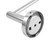Norico Pentro Square Chrome Toilet Roll Holder wall mounted in a modern Australian bathroom.