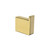 Norico Cavallo Brushed Yellow Gold Square Robe Hook for Modern Australian Bathrooms