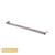 Norico Cavallo Square Single Towel Rail 800mm in Brushed Nickel for modern Australian bathroom renovations.