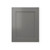Flat Pack Kitchen Base Cabinet Door - For 1000mm - Shaker 18mm Thick - Satin Ash