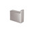 Norico Cavallo Brushed Nickel Square Single Robe Hook wall mounted in modern Australian bathroom style.