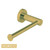 Norico Pentro square brushed yellow gold toilet roll holder for modern Australian bathrooms