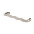 Esperia Brushed Nickel Round Single Towel Rail - Durable 304 Stainless Steel Bathroom Accessory - Wall Mounted Australia wide shipping