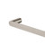 Esperia Brushed Nickel Single Towel Rail, wall-mounted bathroom accessory featuring durable 304 stainless steel construction for Australian homes.