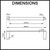 Norico Esperia 300mm Brushed Nickel Hand Towel Rail, Modern Stainless Steel Wall Mounted Bathroom Accessory, Australia.