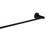 Norico Pentro Matte Black Round Single Bar Towel Rail for Australian Modern Bathrooms