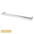 Norico Esperia 800mm Double Towel Rail in Polished Chrome finish, durable 304 stainless steel bathroom accessory for wall mount installation in Australian homes.