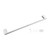 Norico Bellino 800mm Chrome Single Towel Rail - Modern Wall Mounted Zinc Alloy Bathroom Accessory Australia
