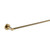 Norico Pentro Brushed Yellow Gold 900mm Round Single Towel Rail for Australian bathrooms.