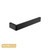 Aquaperla Cavallo Matte Black Square Towel Ring 200mm - Modern Bathroom Accessories Australia