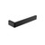 Modern Norico Cavallo Matte Black Square Towel Ring 200mm for bathroom renovations in Australia.