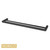 Norico Esperia Matte Black 800mm Double Towel Rail for Modern Australian Bathrooms