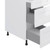 Flat Pack Kitchen 3-Drawer Base Cabinet - 450mm - 16mm Thick - White