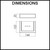 Detailed technical drawing showing dimensions of the Norico Cavallo Stainless Steel Soap Dish Holder, essential for bathroom renovation planning in Australia.