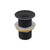 Norico 32/40mm Solid Brass Basin Pop Up Waste No Overflow in Matte Black for Modern Australian Bathrooms