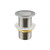 Norico Brushed Nickel Solid Brass Pop Up Basin Waste with No Overflow for Modern Australian Bathrooms