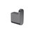 Bellino Gun Metal Grey Round Robe and Towel Hook, Wall Mounted Zinc Alloy Bathroom Accessory, Australia.