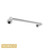 Norico Pentro Round Chrome 300mm Single Hand Towel Rail, Wall Mounted 304 Stainless Steel Bathroom Accessory, Australia.