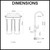 Puretec TS100 Dual Under Sink Water Filter System with Chrome High Loop Faucet Dimensions Diagram Australia