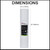 Puretec PX05MP2 20 inch Sediment Removal Filter Cartridge Dimensions for WH2-60 Whole House Water Filter System Australia