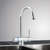 Puretec Tripla-T4 Chrome 4-in-1 Triple Action Mixer Tap with LED Filter Reminder Light and Goose Neck Spout for Modern Australian Kitchens