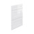 Modern Shaker Style Satin White 3-Drawer Flat Pack Kitchen Cabinet Drawer Fronts Australia