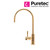 Puretec DFU Colour Series Polished Gold Goose Neck Filter Tap for Modern Australian Kitchens.
