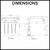 Puretec ESR2-T5 Undersink UV Water Filter System and Tripla T5 3-Way Mixer Tap Dimensions Diagram for Australian Kitchens