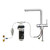 Puretec Tripla T6 Chrome 3-in-1 Kitchen Mixer Tap with Under Sink Filter for Clean Drinking Water in Australian Homes
