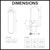 Puretec X4 Undersink Water Filter and LED Faucet Dimension Diagram for Kitchen Installation in Australia