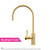 Puretec DFU285 Brushed Gold Kitchen Filter Tap - High Loop Goose Neck Designer Faucet Australia