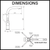 Puretec Tripla T3 Triple Action 3-Way LED Kitchen Mixer Tap Dimensions Diagram for Australia