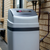 Puretec SOL30-E3 Series water softener system with smart valve installed in a modern Australian home laundry.