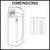 Puretec Softrol SOL-E1 Series water softener dimensions diagram for Australian homes showing height, width, and connection points.