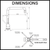 Puretec Tripla T5 Chrome 3-Way Kitchen Mixer Tap dimensions diagram showing precise measurements for Australian kitchen installations.