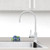 Puretec DFU210 Alpine White Designer Goose Neck Kitchen Filter Tap in Gloss Finish Australia