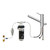 Puretec Tripla T1 Three-Way Chrome Kitchen Mixer Tap with Under Sink Water Filter System for Australian Homes