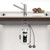Puretec Z1-T1 Undersink Water Filter System with Tripla T1 Three-Way Kitchen Mixer Tap in a Modern Australian Kitchen Setting