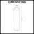 Puretec X3 and X4 series inline undersink water filter cartridge dimensions diagram for Australian kitchen plumbing installations.