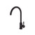 Norico Pentro Matte Black Gooseneck Kitchen Mixer Tap, available at Renovator Store Australia.