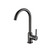 Norico Pentro Gunmetal Gooseneck Kitchen Mixer Tap for Modern Australian Kitchens