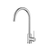 Fontaine Rosa Chrome Gooseneck Kitchen Mixer Tap - Modern Deck Mounted Sink Faucet Australia