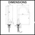 Rosa Kitchen Mixer Tap Dimension Guide showing technical specifications and measurements for Australian kitchen and laundry tapware installation.