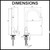 Dimensions guide for the Rosa Brushed Gold Kitchen Mixer Tap, highlighting the sleek gooseneck design and exact measurements for professional installation in Australian kitchens.