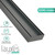 Lauxes Grates Gunmetal Tile Insert Plus TIP35-GM Anodised Aluminium Linear Shower Drain for Bathroom or Poolside Applications Australia