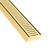 Lauxes NeXT Generation 35 Gold Anodised Aluminium Linear Floor Grate for Outdoor Drainage in Australia