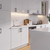 Flat Pack Kitchen Cabinet Filler Panel - 50 x 720mm - 18mm Thick - Satin White
